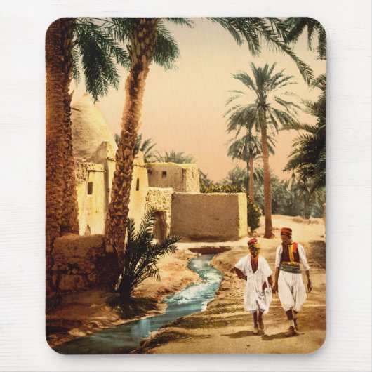 Straße in der Altstadt, Biskra, Algerien Mousepad (Vorne)