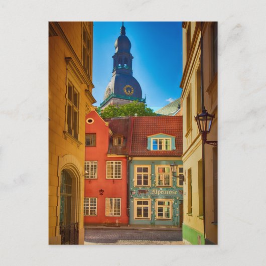 Straße in der Altstadt| Estland Postkarte (Vorderseite)