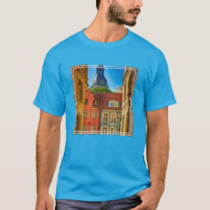Straße in der Altstadt Estland T-Shirt