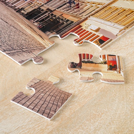 Straße in der Altstadt von Riga Lettland Puzzle (Seite)