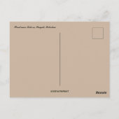 Straße in der Nähe von Lahore Punjab Pakistan Postkarte (Rückseite)