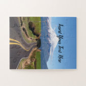 Straße in die Ferne, Taranaki, Straight Road Puzzle (Horizontal)