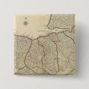 Straße in Frankreich Button