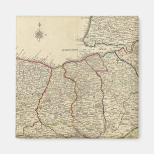 Straße in Frankreich Magnet