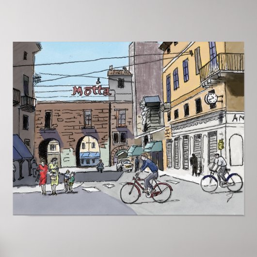 Straße in Italien # 22Poster Poster (Vorne)