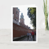 Straße in Krakau, Polen Karte (Vorderseite)