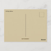 Straße in La Paz Bolivien Postkarte (Rückseite)