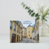 Straße in Luxemburg Postkarte (Stehend Vorderseite)