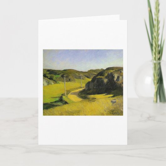 Straße in Maine - Edward Hopper Karte (Vorderseite)