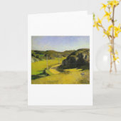 Straße in Maine - Edward Hopper Karte (Gelbe Blume)