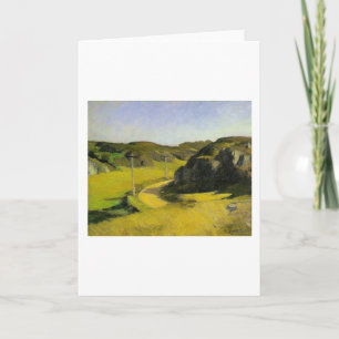 Straße in Maine - Edward Hopper Karte