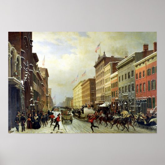 Straße in New York Poster (Vorne)