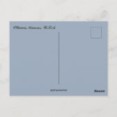 Straße in Ottawa Kansas Postkarte (Rückseite)