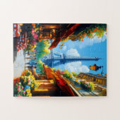 Straße in Paris Puzzle (Horizontal)