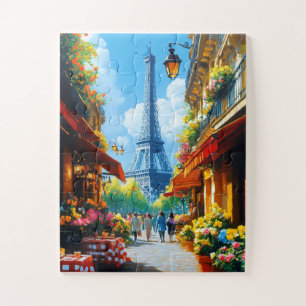 Straße in Paris Puzzle