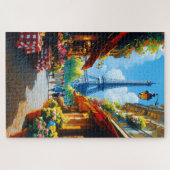 Straße in Paris Puzzle (Horizontal)