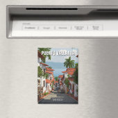 Straße in Puerto Vallarta Mexiko Magnet (In Situ (Geschirrspüler))
