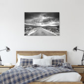 Straße in Rainstorm Leinwanddruck (Insitu (Schlafzimmer))