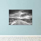 Straße in Rainstorm Leinwanddruck (Insitu (Holzboden))