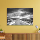 Straße in Rainstorm Leinwanddruck (Insitu (Wohnzimmer))