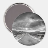 Straße in Rainstorm Magnet (Vorderseite/Rückseite)