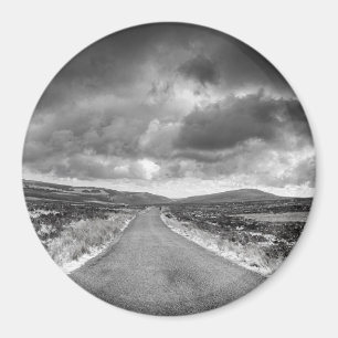 Straße in Rainstorm Magnet