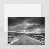 Straße in Rainstorm Postkarte (Vorne/Hinten)