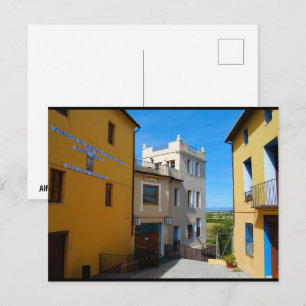Straße in Riba-roja de Túria Postkarte