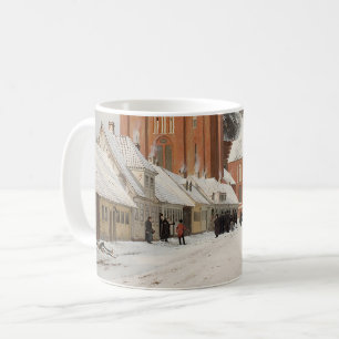 Straße in Roskilde 1836 Kaffeetasse