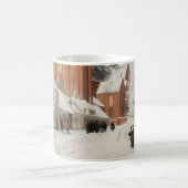 Straße in Roskilde 1836 Kaffeetasse (Mittel)