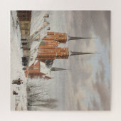 Straße in Roskilde 1836 Puzzle (Horizontal)