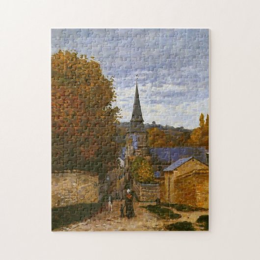 Straße in Sainte-Adresse Monet Fine Art Puzzle (Vertikal)