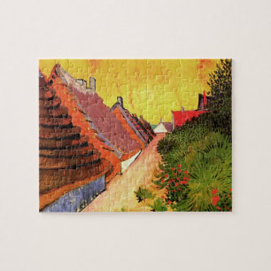 Straße in Saintes Maries von Vincent van Gogh Puzzle