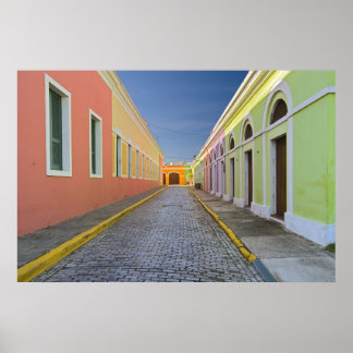 Straße in San Juan, Puerto Rico Poster