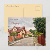 Straße in Sopron Ungarn Postkarte (Vorne/Hinten)