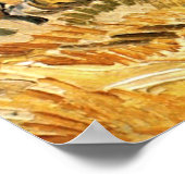 Straße in St Remy mit Abbildung von Vincent van Go Poster (Ecke)