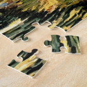 Straße in St Remy mit Abbildung von Vincent van Go Puzzle (Seite)