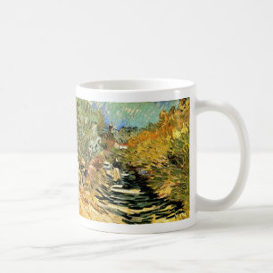 Straße in St. Remy mit Figur von Vincent van Gogh Kaffeetasse