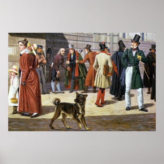Straße in Stockholm Poster (Vorne)