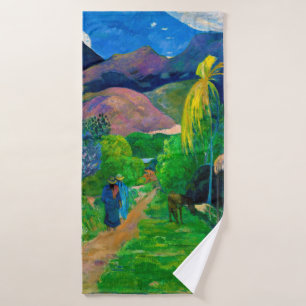 Straße in Tahiti, Gauguin Badehandtuch