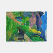 Straße in Tahiti, Gauguin Fleecedecke (Vorderseite (Horizontal))