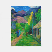 Straße in Tahiti, Gauguin Fleecedecke (Vorderseite)