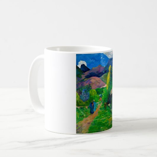 Straße in Tahiti, Gauguin Kaffeetasse (Vorderseite Links)