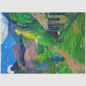 Straße in Tahiti, Gauguin Seidenpapier (Vorderseite)
