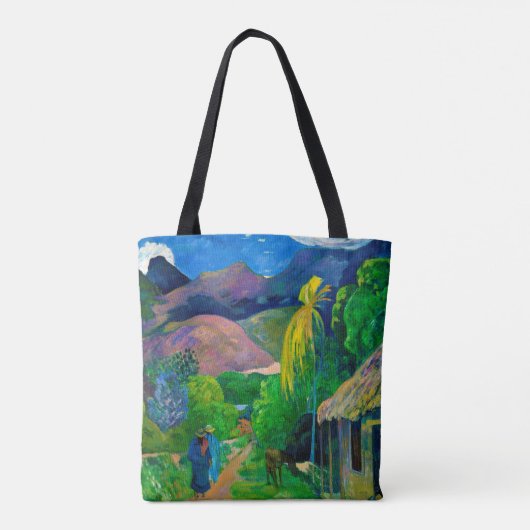 Straße in Tahiti, Gauguin Tasche (Rückseite)