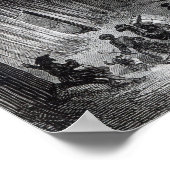 Straße in Urga Poster (Ecke)