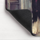 Straße in Venedig (Elegante Frau) (Singer Sargent) Mousepad (Ecke)