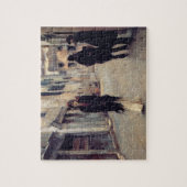 Straße in Venedig (Elegante Frau) (Singer Sargent) Puzzle (Vertikal)