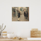 Straße in Venedig - John Sargent Fine Art Poster (Küche)