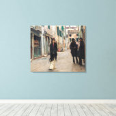 Straße in Venedig | John Singer Sargent | Leinwanddruck (Insitu (Holzboden))